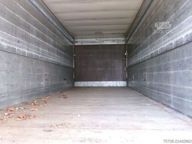 Remolque caja KRONE 2 Achs Schwenkwand*7,3 m*Staplerhalter*BPW*Luft