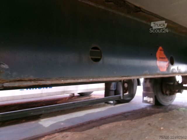 Remolque caja KRONE 2 Achs Schwenkwand*7,3 m*Staplerhalter*BPW*Luft