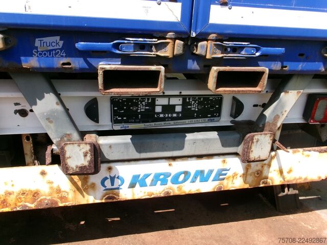 Remolque para bebidas KRONE 2 Achs Schwenkwand*7,3 m*Staplerhalter*BPW*Luft