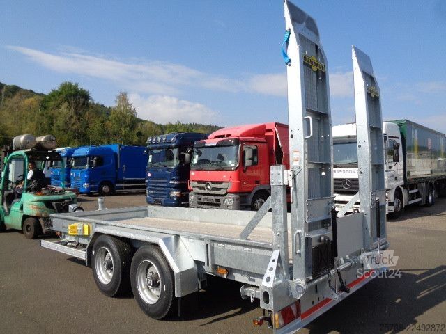 Remorque porte-engins surbaissée HUMBAUR HS 105020 BS 11,9 to SOFORT VERGÜGBAR verzinkt