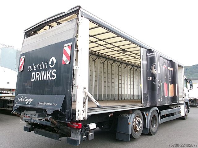 Nákladné auto s plochou korbou a plachtou MAN 26.360 TGs*9 m SafeServer*2,5 to LBW*Lift/Lenk