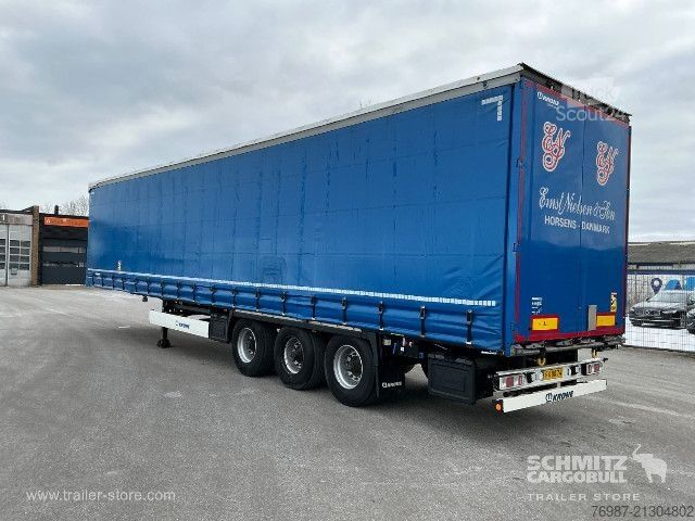 Brandalı açık yarı römork Krone Curtainsider Standard
