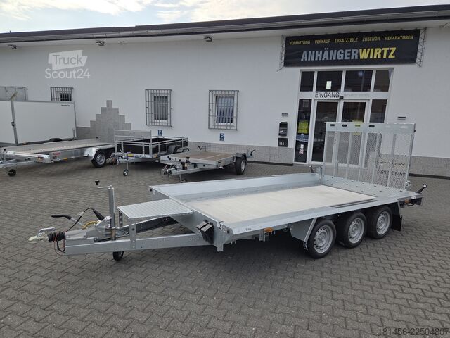 Remorque porte-engins Martz Builder 3500kg 2625kg Nutlast Aluboden