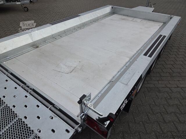 Remorque porte-engins Martz Builder 3500kg 2625kg Nutlast Aluboden
