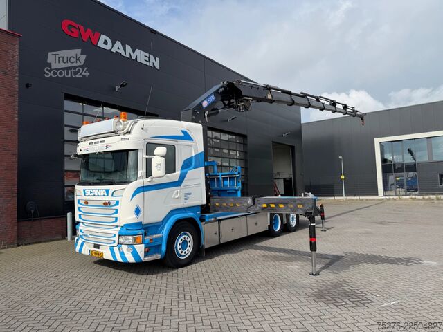 Camion-grue Scania R450 6x2 HMF 5020-K7+2 ,Winch Euro 6