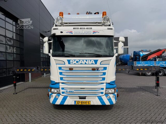 Camion-grue Scania R450 6x2 HMF 5020-K7+2 ,Winch Euro 6