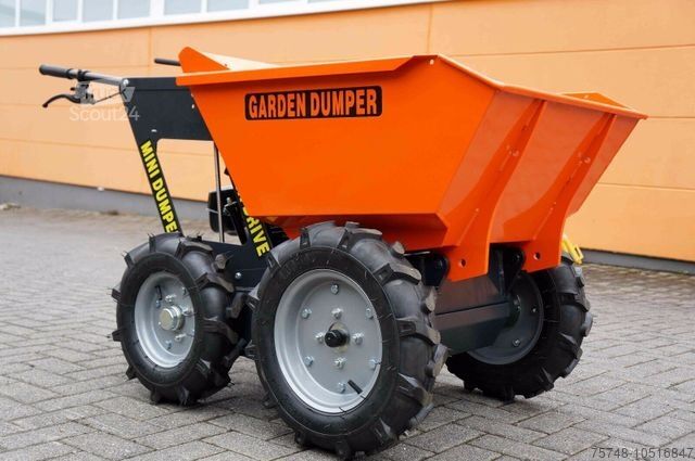 Kerekes rakodó  Minidumper Schubkarre Radlader 4x4 inkl Anhänger