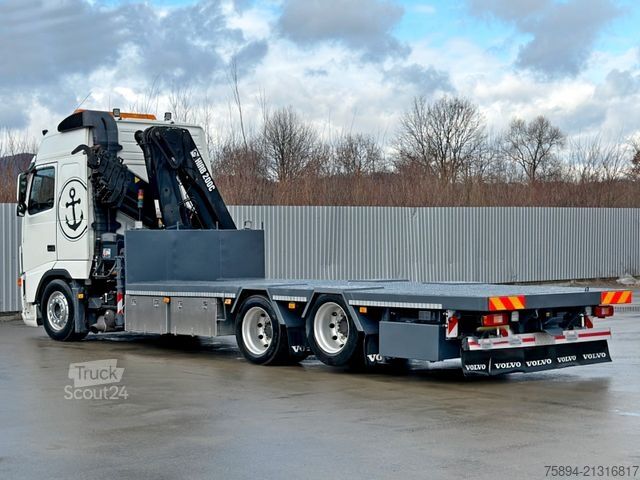 Kravas automašīnai uzstādīts celtnis VOLVO FH 13 400 Pritsche 6,55m * HIAB XS 200 C-5* TOP
