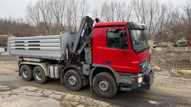 Tristrani prekucnik MERCEDES-BENZ Actros 4141K 8X4 BLATT HIAB 144 *EURO 5 *