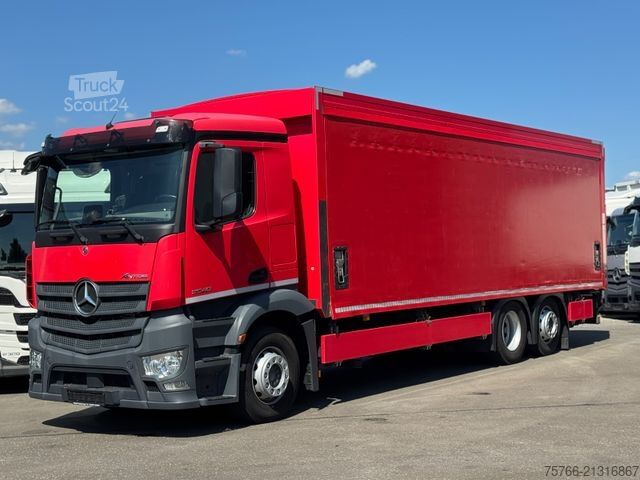 Camion de boissons MERCEDES-BENZ ANTOS 2540 L / LBW / AHK / LENKACHSE / 20 PAL