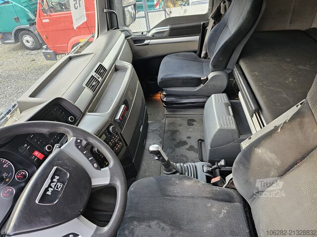 Ruloninė konteinerinė savivartis MAN TGX 26.440 Euro5, Defekt, Motor startet