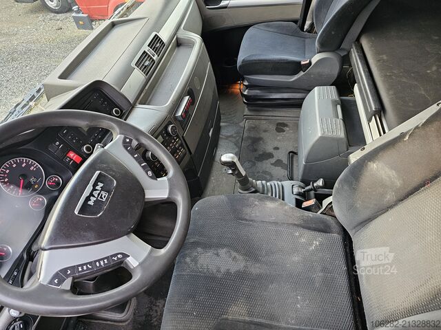 Ruloninė konteinerinė savivartis MAN TGX 26.440 Euro5, Defekt, Motor startet