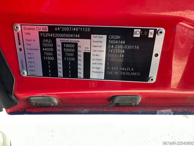 Standard-SZM Scania R450 Full Spoiler, Standklima, Digital Displays