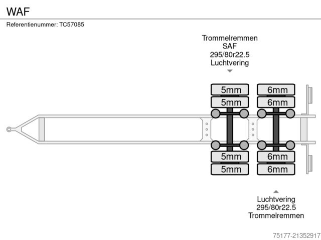 Hjulkørende kran (terrængående kran) WAF 