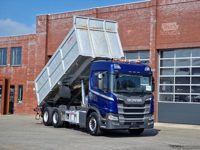 Самоскид з краном-маніпулятором Scania G500 6x2 - Tipper + Palfinger epsilon M110L - R...