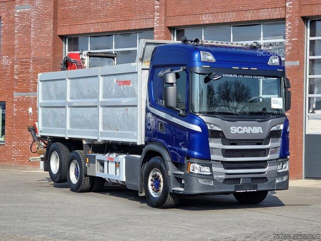 Самоскид з краном-маніпулятором Scania G500 6x2 - Tipper + Palfinger epsilon M110L - R...