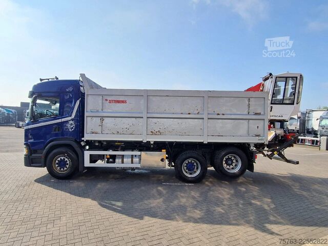 Самоскид з краном-маніпулятором Scania G500 6x2 - Tipper + Palfinger epsilon M110L - R...