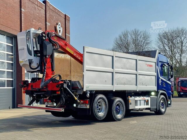 Самоскид з краном-маніпулятором Scania G500 6x2 - Tipper + Palfinger epsilon M110L - R...