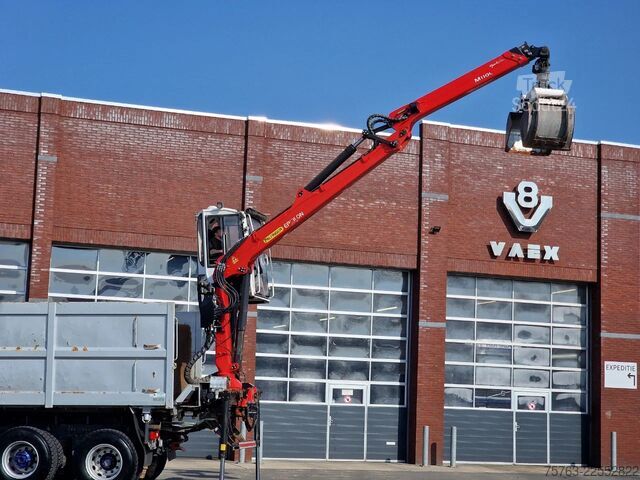 Camion-benne avec grue Scania G500 6x2 - Tipper + Palfinger epsilon M110L - R...