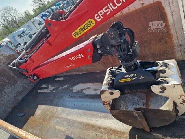 Camion-benne avec grue Scania G500 6x2 - Tipper + Palfinger epsilon M110L - R...