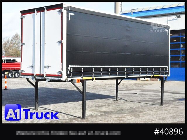 Nadwozie wymienne z platformą i plandeką WECON WPR 745, verzinkt, 2520  innen, Code XL