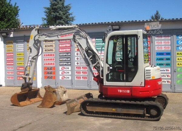 міні-екскаватор Takeuchi TB 153 FR * 3x Löffel *