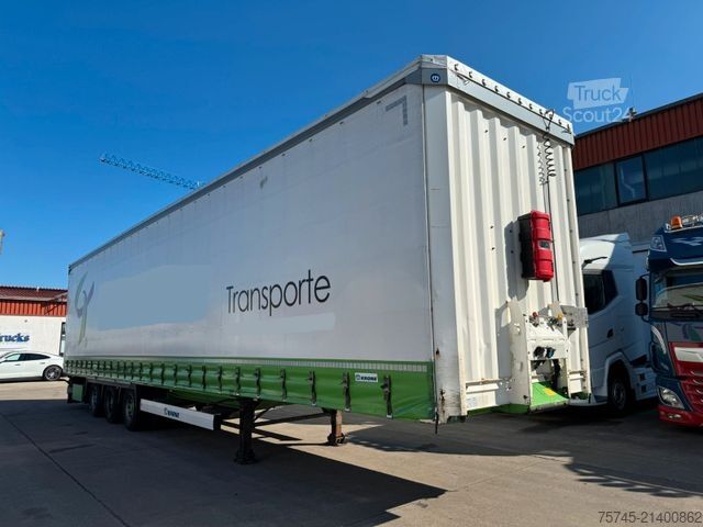 Ανοιχτό ημιρυμουλκούμενο με μουσαμά KRONE SD *  * HUBDACH * LIFTACHSE * 2,90 M HOCH *