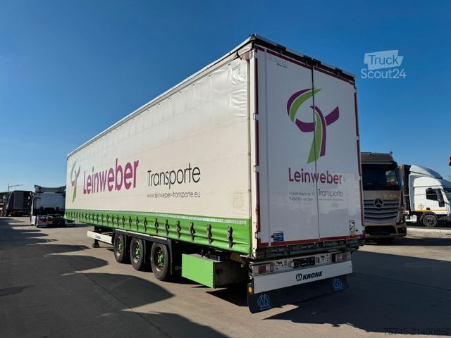 Ανοιχτό ημιρυμουλκούμενο με μουσαμά KRONE SD *  * HUBDACH * LIFTACHSE * 2,90 M HOCH *