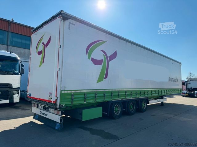 Ανοιχτό ημιρυμουλκούμενο με μουσαμά KRONE SD *  * HUBDACH * LIFTACHSE * 2,90 M HOCH *