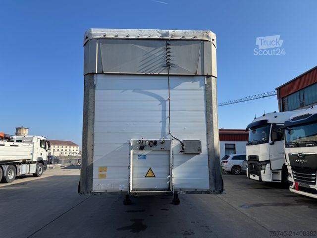 Ανοιχτό ημιρυμουλκούμενο με μουσαμά SCHMITZ CARGOBULL SCB*S3T *  * HUBDACH * LIFTACHSE * VOLUMEN*