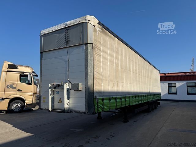 Ανοιχτό ημιρυμουλκούμενο με μουσαμά SCHMITZ CARGOBULL SCB*S3T *  * HUBDACH * LIFTACHSE * VOLUMEN*