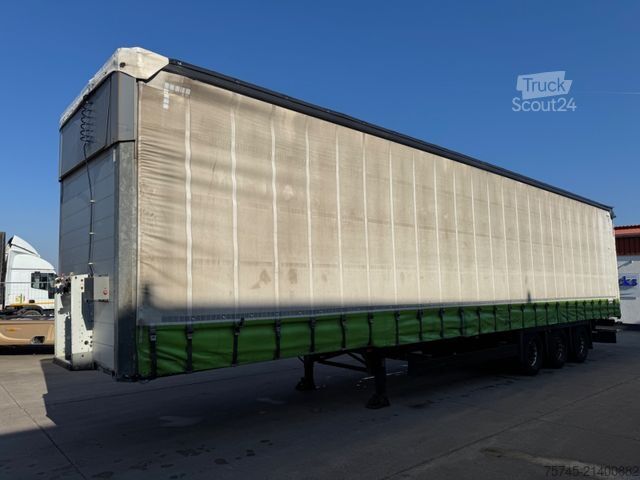 Ανοιχτό ημιρυμουλκούμενο με μουσαμά SCHMITZ CARGOBULL SCB*S3T *  * HUBDACH * LIFTACHSE * VOLUMEN*