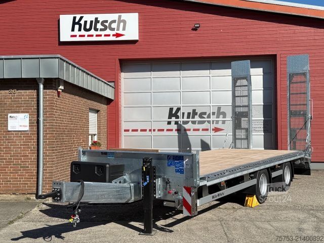 Trailer med arbejdsplatform MÜLLER-MITTELTAL ETÜ-TA-R 21 Tieflader 7m, luftgefedert, LED