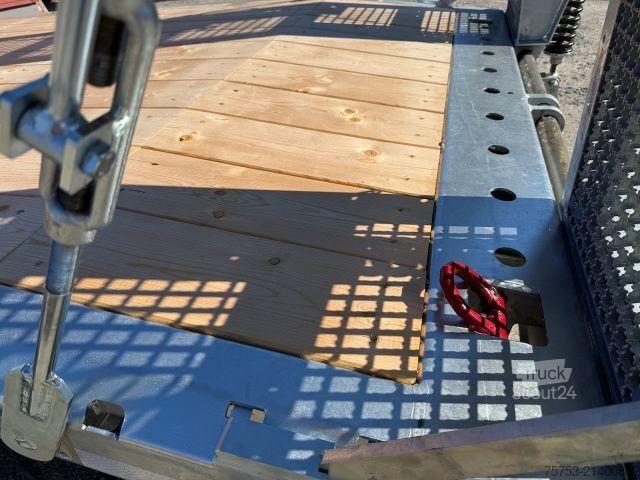 Trailer med arbejdsplatform MÜLLER-MITTELTAL ETÜ-TA-R 21 Tieflader 7m, luftgefedert, LED