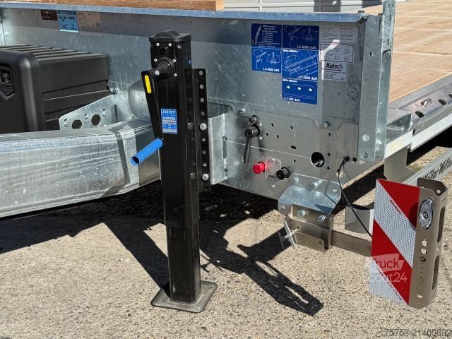 Trailer med arbejdsplatform MÜLLER-MITTELTAL ETÜ-TA-R 21 Tieflader 7m, luftgefedert, LED