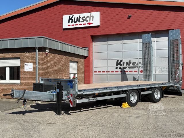 Trailer med arbejdsplatform MÜLLER-MITTELTAL ETÜ-TA-R 21 Tieflader 7m, luftgefedert, LED