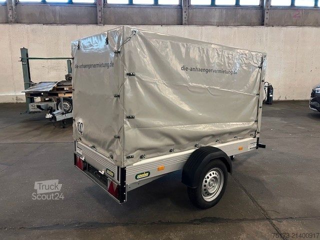 Car trailer UNSINN FZ-TECHNIK WEB T 2111-7- 13 Plane u. Spriegel 100 Kmh