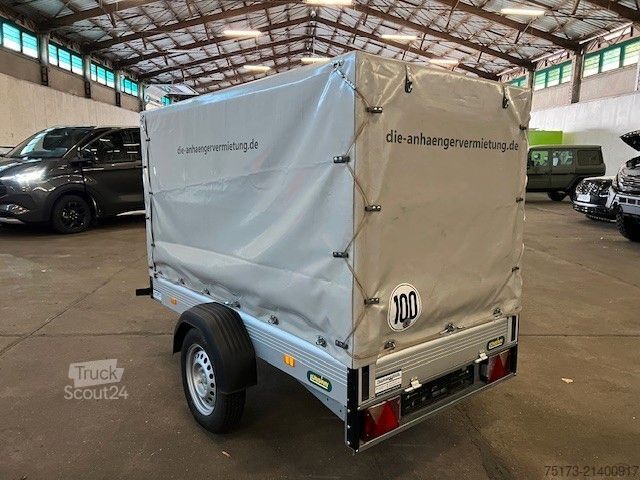 Car trailer UNSINN FZ-TECHNIK WEB T 2111-7- 13 Plane u. Spriegel 100 Kmh