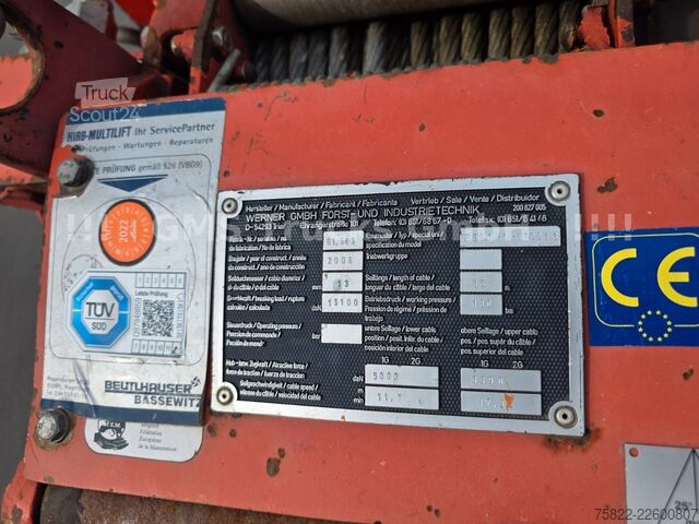 Sonstige MERCEDES-BENZ Actros 1841 / 4X4 / 13m Hiab Kran / 15ton WINCH
