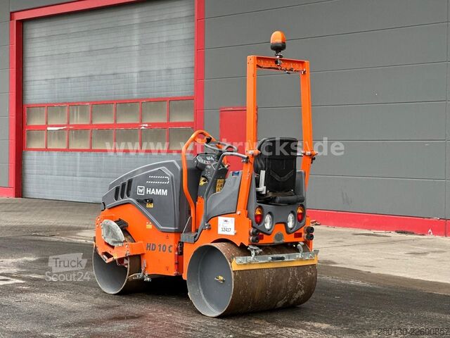 Rouleau monocylindre HAMM HD 10VV Tandem Walze 22PS 2021
