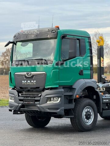 Tovornjak s kavljem za kontejnerje MAN TGS 33.480 6x6 BL HYVA 26-55-S AK *NEU*
