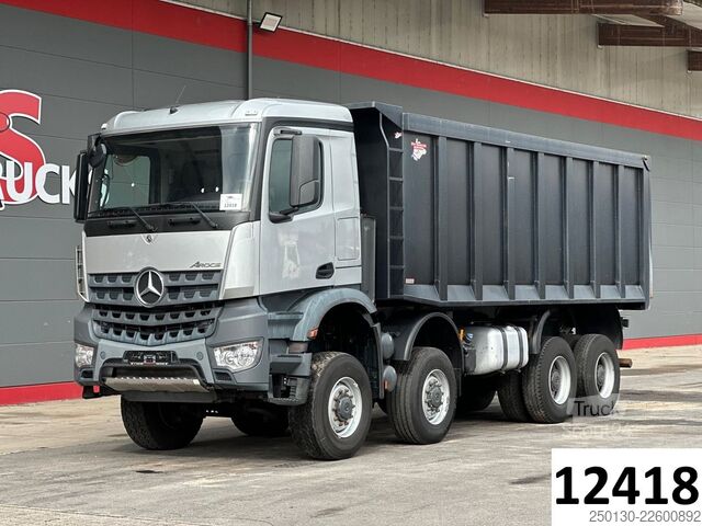 Camion benne MERCEDES-BENZ Arocs 4148 8x8 BB Piet Ruizeveld AK