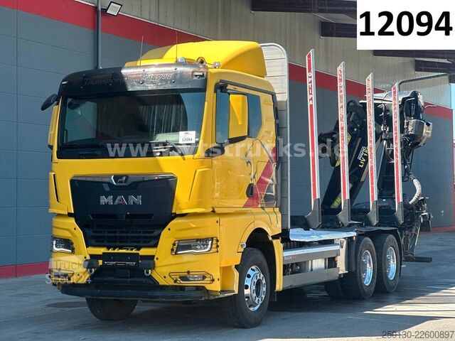 Camion forestier MAN TGX 33.580 6x4 BL PAVIC Holz & TAJFUN 130ZK