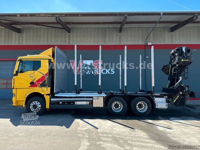 Camion forestier MAN TGX 33.580 6x4 BL PAVIC Holz & TAJFUN 130ZK