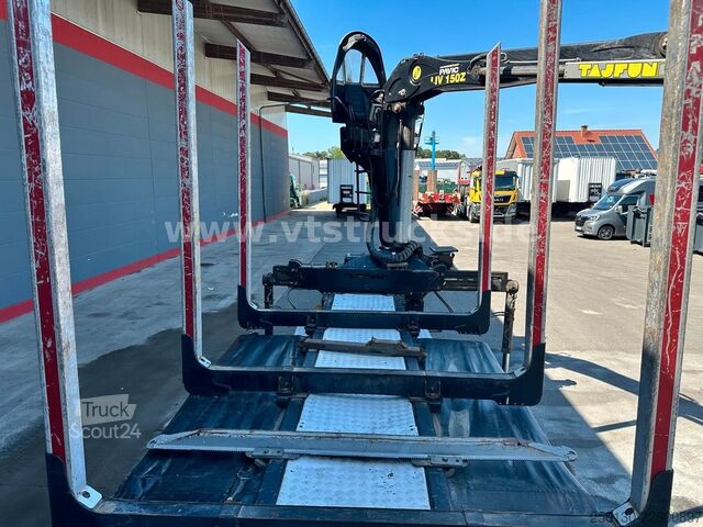 Camion forestier MAN TGX 33.580 6x4 BL PAVIC Holz & TAJFUN 130ZK