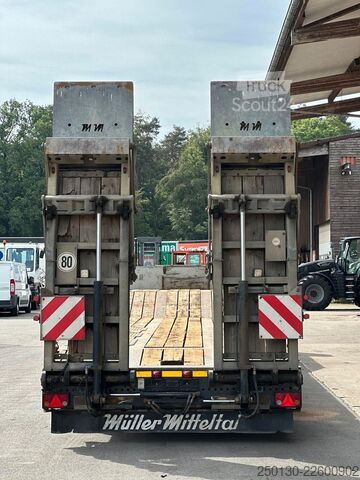 Remorque surbaissée MÜLLER-MITTELTAL TS3 Profi 30,0 Tieflader mit NLA & hydr. Rampen