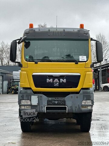 Camion-benne tricar MAN TGS 35.480 8x6BB Meiller Bordmatik *Motorschaden