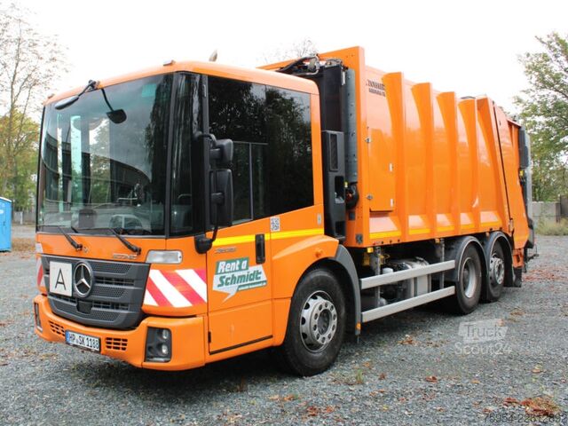 šiukšliavežis Mercedes-Benz Econic 2635 L 6x2-4 / Zöller Medium XL22