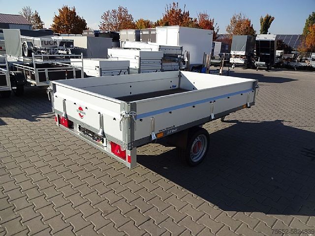 Reboques de automóveis Stema Systema  Stahl 2,51×1,53×0,35m 1300kg