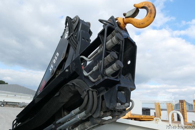 Dreiseitenkipper MAN 8.220 TGL BB, Hiab 055 BS-2, Greifer, AHK, Funk